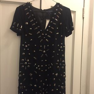 NEW French Connection black shift dress, size 4